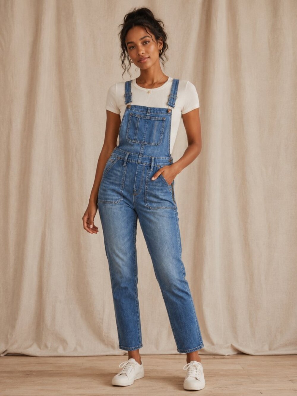 Madewell Denim Overalls XS Blue Skinny Bib Carpenter Dungarees